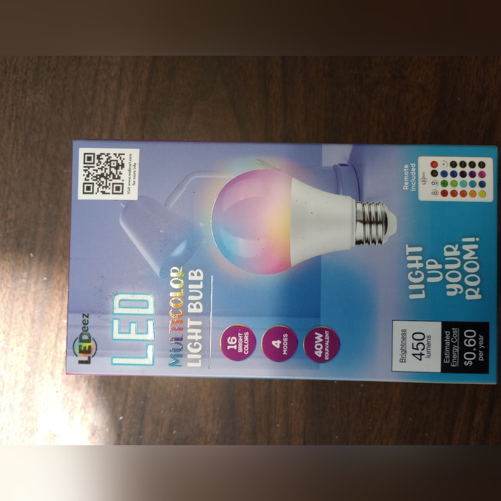 LED Multicolor Light bulb - Picture 2 of 8